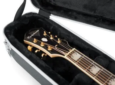 Gator GC-JUMBO Deluxe öntött műanyag keménytok jumbo fazonú akusztikus gitárhoz
