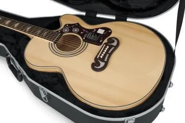 Gator GC-JUMBO Deluxe öntött műanyag keménytok jumbo fazonú akusztikus gitárhoz