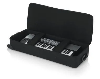 Gator GK-49 Könnyű, EPS szivacsos, merev keyboard táska kerékkel, 49 billentyűs hangszerhez