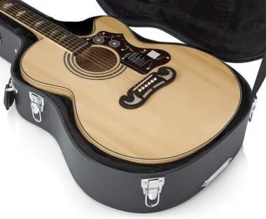 Gator GW-JUMBO Deluxe fa keménytok jumbo fazonú akusztikus gitárhoz