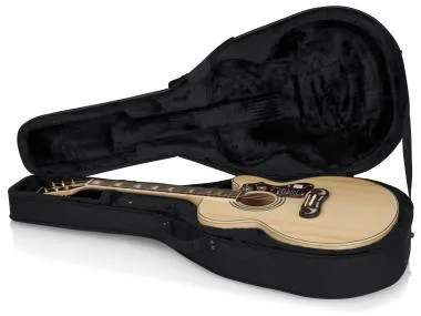 Gator GL-JUMBO Könnyű, merev EPS polyfoam keménytok jumbo fazonú akusztikus gitárhoz