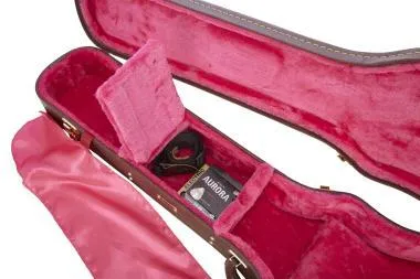 Gator GW-LP-BROWN Deluxe fa keménytok Les Paul fazonú elektromos gitárhoz, vintage barna borítás