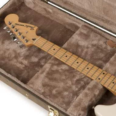 Gator GW-ELECT-VIN Deluxe fa keménytok elektromos gitárhoz, barna vintage borítás