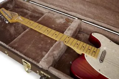 Gator GW-ELECT-VIN Deluxe fa keménytok elektromos gitárhoz, barna vintage borítás
