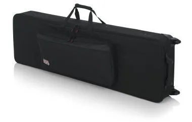 Gator GK-88 SLIM Keskeny, könnyű, EPS szivacsos, merev keyboard táska kerékkel, 88 billentyűs hangszerhez