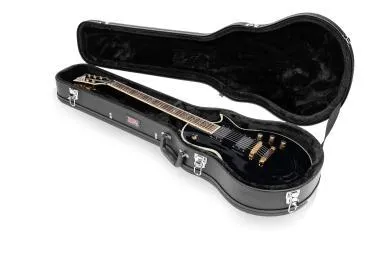Gator GWE-LPS-BLK Economy fa keménytok Les Paul fazonú elektromos gitárhoz
