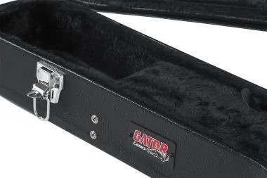 Gator GWE-LPS-BLK Economy fa keménytok Les Paul fazonú elektromos gitárhoz
