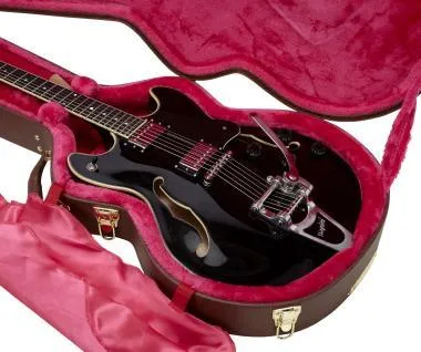 Gator GW-335-BROWN Deluxe fa keménytok 335-ös stílusú üreges testű elektromos gitárhoz