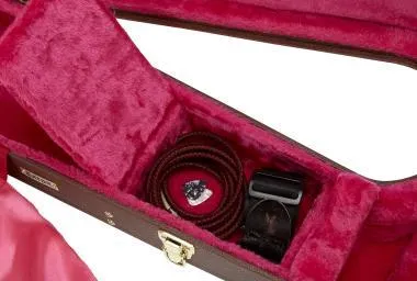 Gator GW-335-BROWN Deluxe fa keménytok 335-ös stílusú üreges testű elektromos gitárhoz