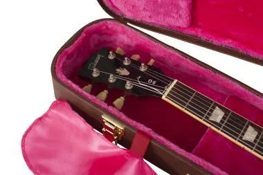 Gator GW-SG-BROWN Deluxe fa keménytok SG fazonú elektromos gitárhoz, vintage barna borítás