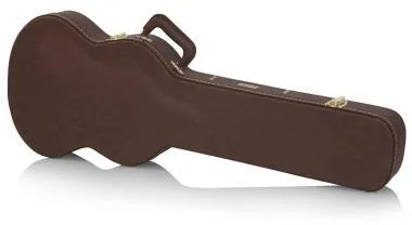 Gator GW-SG-BROWN Deluxe fa keménytok SG fazonú elektromos gitárhoz, vintage barna borítás