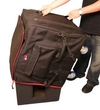 Gator G-SUB2225-24BAG Mélyhangfal szövet táska beépített görgőkkel, Cerwin Vega, JBL, Mackie kompatibilis