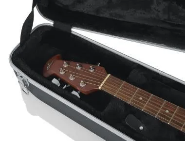 Gator GC-DEEP BOWL Deluxe ABS öntött műanyag keménytok kerek hátú akusztikus gitárhoz
