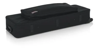 Gator GK-61-SLIM Keskeny, könnyű, EPS szivacsos, merev keyboard táska kerékkel, 61 billentyűs hangszerhez