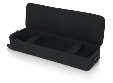 Gator GK-61-SLIM Keskeny, könnyű, EPS szivacsos, merev keyboard táska kerékkel, 61 billentyűs hangszerhez