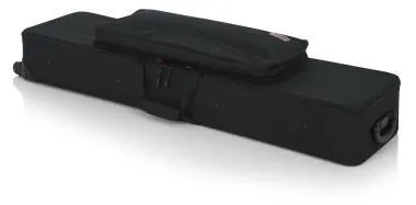 Gator GK-76-SLIM Keskeny, könnyű, EPS szivacsos, merev keyboard táska kerékkel, 76 billentyűs hangszerhez