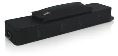 Gator GK-76-SLIM Keskeny, könnyű, EPS szivacsos, merev keyboard táska kerékkel, 76 billentyűs hangszerhez