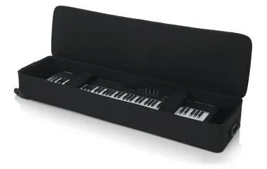 Gator GK-88 SLXL Extra hosszú, könnyű, EPS szivacsos, merev keyboard táska kerékkel, 88 billentyűs hangszerhez