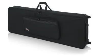 Gator GK-88 XL Hosszú, könnyű, EPS szivacsos, merev keyboard táska kerékkel, 88 billentyűs hangszerhez