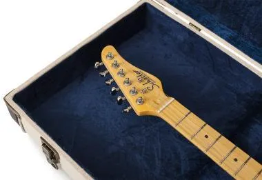 Gator GW-JM ELEC Deluxe fa keménytok elektromos gitárhoz, elegáns vintage külső, bézs