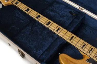 Gator GW-JM BASS Deluxe fa keménytok basszusgitárhoz, elegáns vintage külső, bézs