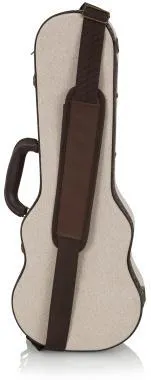 Gator GW-JM UKE-SOP Deluxe fa keménytok szoprán ukuleléhez, elegáns vintage külső, bézs