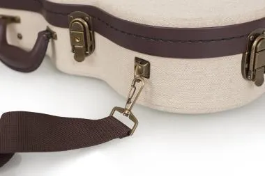 Gator GW-JM UKE-CON Deluxe fa keménytok koncert ukuleléhez, elegáns vintage külső, bézs