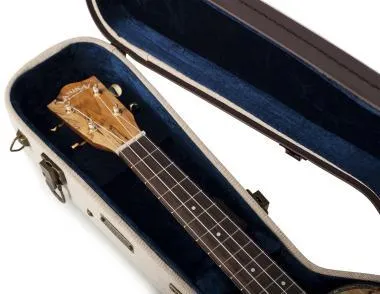 Gator GW-JM UKE-TEN Deluxe fa keménytok tenor ukuleléhez, elegáns vintage külső, bézs