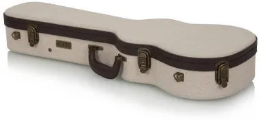 Gator GW-JM UKE-TEN Deluxe fa keménytok tenor ukuleléhez, elegáns vintage külső, bézs
