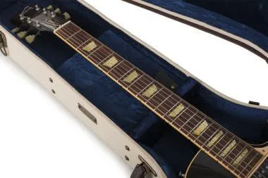 Gator GW-JM LPS Deluxe fa keménytok es Paul fazonú elektromos gitárhoz, elegáns vintage külső, bézs