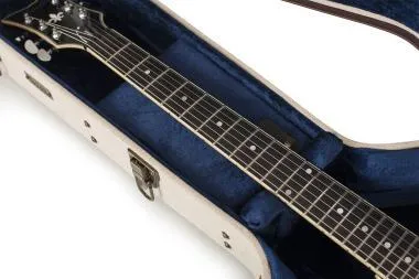 Gator GW-JM 335 Deluxe fa keménytok 335-ös stílusú üreges testű elektromos gitárhoz, elegáns vintage külső, bé