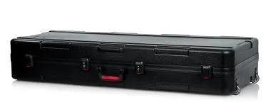 Gator GTSA-KEY76D TSA öntött műanyag keyboard keménytok extra széles 76 billentyűs hangszerhez, kerekekkel