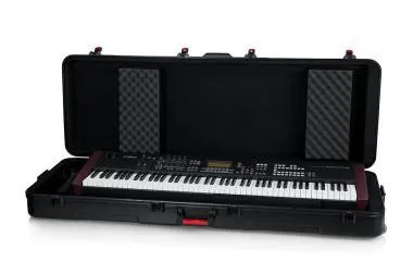 Gator GTSA-KEY88D TSA öntött műanyag keyboard keménytok extra széles 88 billentyűs hangszerhez, kerekekkel
