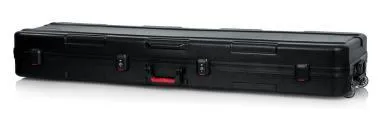 Gator GTSA-KEY88SLXL TSA öntött műanyag keyboard keménytok vékony és hosszú 88 billentyűs hangszerhez, kerekekkel