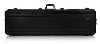 Gator GTSA-KEY88SLXL TSA öntött műanyag keyboard keménytok vékony és hosszú 88 billentyűs hangszerhez, kerekekkel