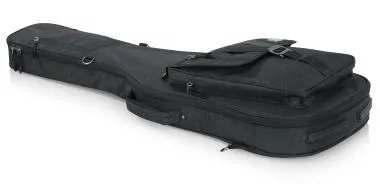 Gator GT-ELECTRIC-BLK Transit puhatok elektromos gitárhoz, merev belső kialakítás, 20 mm vastag bélés, fekete