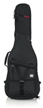 Gator GT-ELECTRIC-BLK Transit puhatok elektromos gitárhoz, merev belső kialakítás, 20 mm vastag bélés, fekete