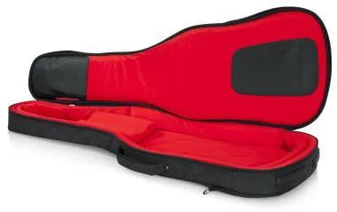Gator GT-ELECTRIC-BLK Transit puhatok elektromos gitárhoz, merev belső kialakítás, 20 mm vastag bélés, fekete