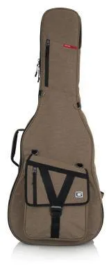 Gator GT-ACOUSTIC-TAN Transit puhatok akusztikus gitárhoz, merev belső kialakítás, 20 mm vastag bélés, bézs