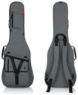 Gator GT-ELECTRIC-GRY Transit puhatok elektromos gitárhoz, merev belső kialakítás, 20 mm vastag bélés, szürke