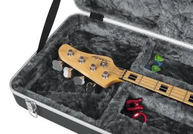 Gator GC-BASS-LED Öntött műanyag keménytok basszusgitárhoz, beépített LED világítással