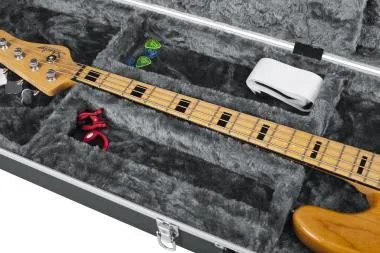 Gator GC-BASS-LED Öntött műanyag keménytok basszusgitárhoz, beépített LED világítással