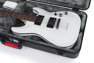 Gator GTSA-GTRELEC-LED TSA öntött műanyag keménytok elektromos gitárhoz, beépített LED világítással