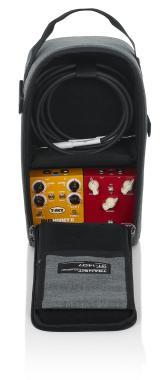 Gator GT-1407-GRY Szürke hordozható táska gitár kellékek számára 35*17