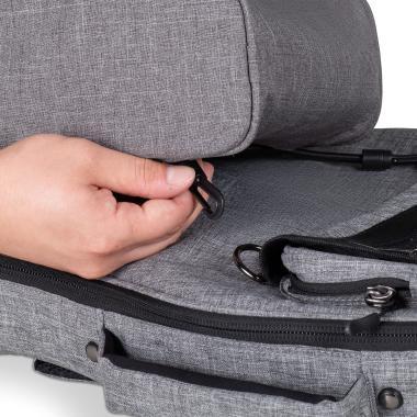 Gator GT-1407-GRY Szürke hordozható táska gitár kellékek számára 35*17