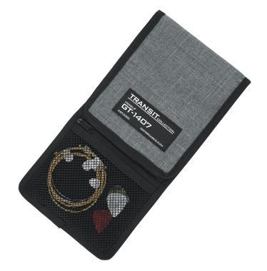 Gator GT-1407-GRY Szürke hordozható táska gitár kellékek számára 35*17