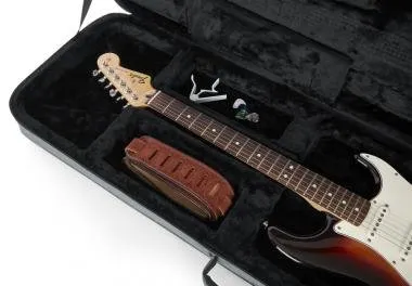 Gator GTR-ELECTRIC-GRY Transit könnyű, merev EPS keménytok elektromos gitárhoz, szürke, fekete belső