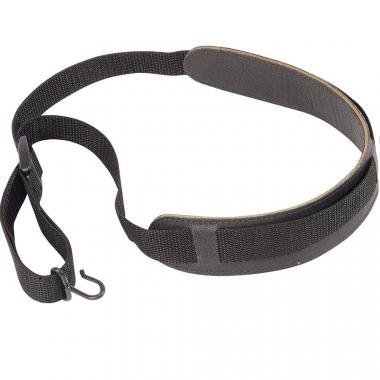 Levy's Saxofonový pás, polyester, nastavitelné, polstrovaný krk, 2.5cm široký, černý