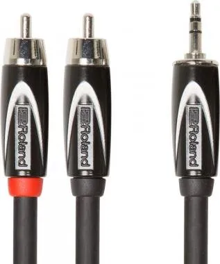 Roland RCC-5-352RV2 5ft / 1.5m Interconnect kábel 3,5mm TRS jack-DUAL RCA Y-kábel