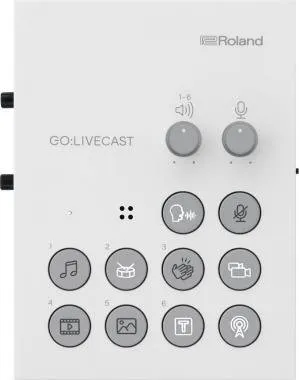 Roland GO:LIVECAST GO: Live streaming stúdió okostelefonokhoz